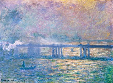 Monet Bridge, St Louis Art Museum, Monet Poster, St Louis Art, Claude Monet Art, Monet Art, Charing Cross, Monet Paintings, Johannes Vermeer