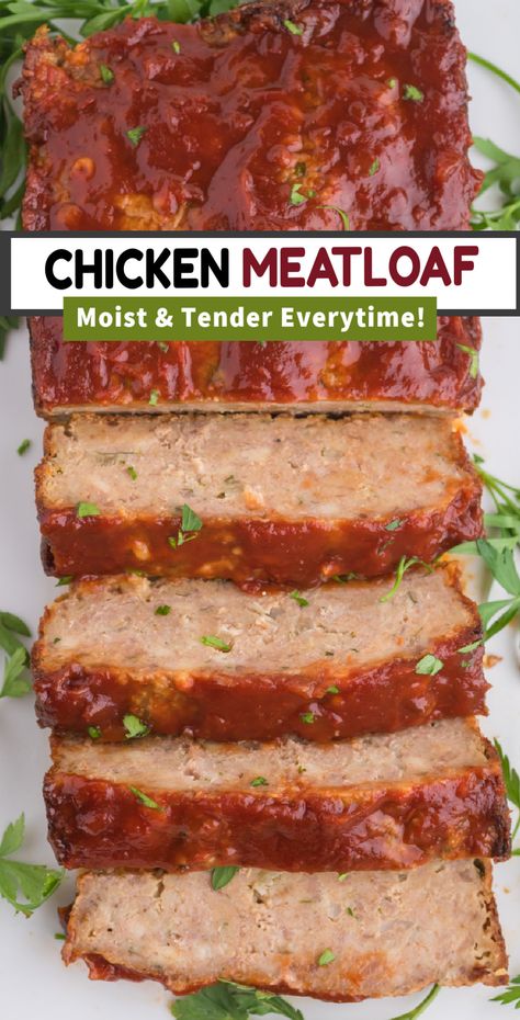 Discover a healthier twist on classic meatloaf with our delicious ground chicken recipe that's packed with flavor and lean protein. This Ground Chicken Meatloaf Recipe has cheddar cheese, soya sauce and spices; it's such a healthy and satisfying glazed loaf. Ground Chicken Recipes Healthy Meal Prep, Healthy Dinner Ground Chicken, Meatloaf With Ground Chicken, Chicken Loaf Recipe Best Meatloaf, Ground Chicken Loaf, Macro Friendly Ground Chicken Recipes, Ground Chicken Meatloaf Healthy, Meals To Make With Ground Chicken, Carnivore Ground Chicken Recipes