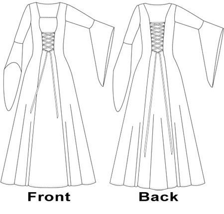 Medieval Dress Diy, Medieval Dress Pattern, Costume Sewing Patterns, Medieval Costume, Costume Patterns, Project Runway, Diy Sewing Pattern, Medieval Dress, Medieval Clothing