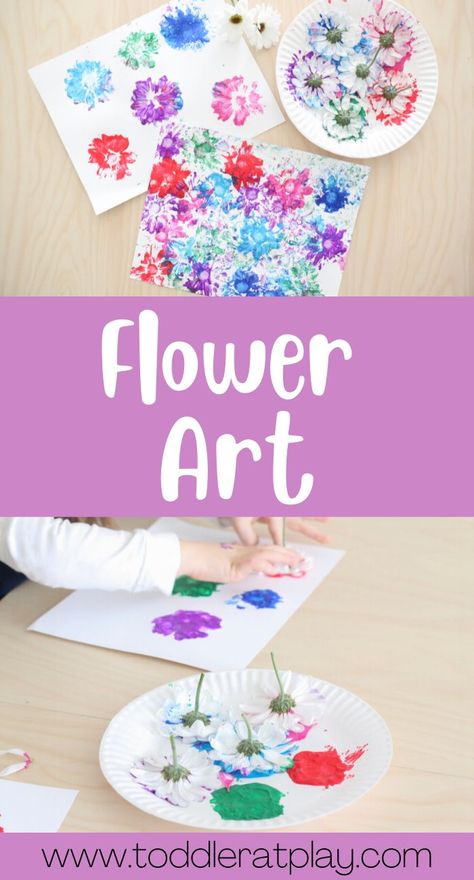 Flowers Eyfs, Eyfs Flowers Activities, Garden Craft Toddler, Art In The Park Ideas For Kids, Gardening Art Projects For Toddlers, Flowers Lesson Plans Toddlers, Plants And Gardening Preschool Art, Flowers And Gardening Preschool Theme, Art Activities For Toddlers