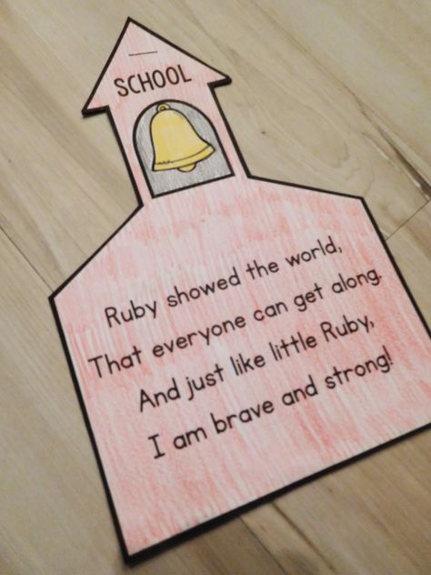 Ruby Bridges Art, Ruby Bridges Craft, Ruby Bridges Activities, Ruby Bridges, February Activities, February Activity, Kindergarten Social Studies, History Classroom, History Activities