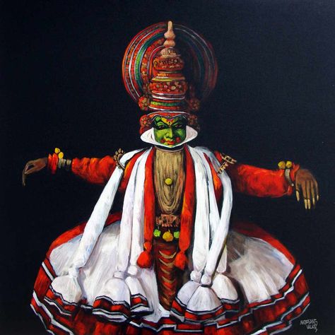 Painting : Acrylic on Canvas Dance Forms, Traditional Dance, Painting Acrylic, Acrylic On Canvas, Canvas, Quick Saves, Art