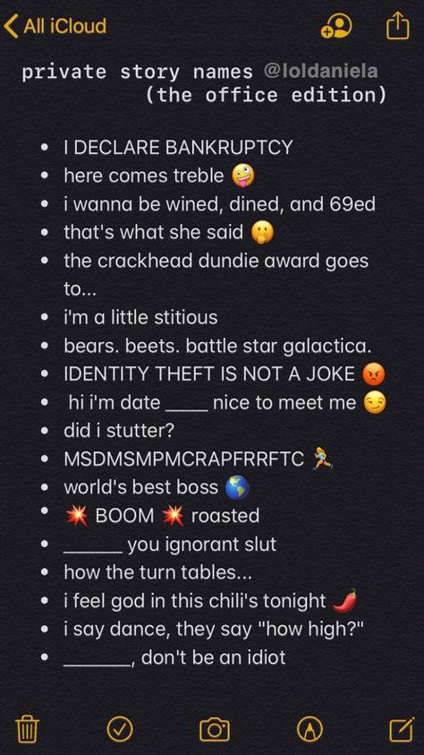private story name ideas snapchat streaks aesthetic instagram the office - #snapchat #snapchatideas  #snapchatstreak #snapchatstories #snapchatquestiongame #outerbanks #theoffice The Office Captions For Instagram, The Office Instagram Captions, Privet Story Names Snapchat, Funny Private Story Names Snapchat Ideas, Priv Story Names Snapchat Funny, Office Captions For Instagram, Office Snapchat, Private Story Names Snapchat, Snapchat Streaks Aesthetic