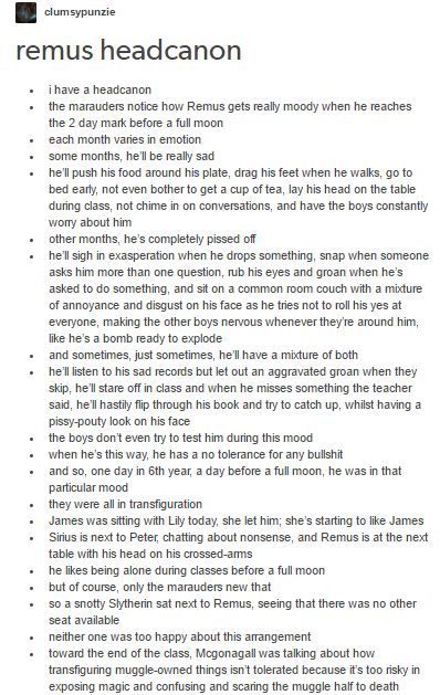 Remus Lupin - The Marauders part 1 Things That Scream Remus Lupin, Tall Remus Lupin, Remus Lupin After Full Moon, Remus Full Moon, Remus Lupin Full Moon, Remus Headcanon, Remus Lupin Headcanon, Remus Lupin Kinnie, Marauders Remus Lupin