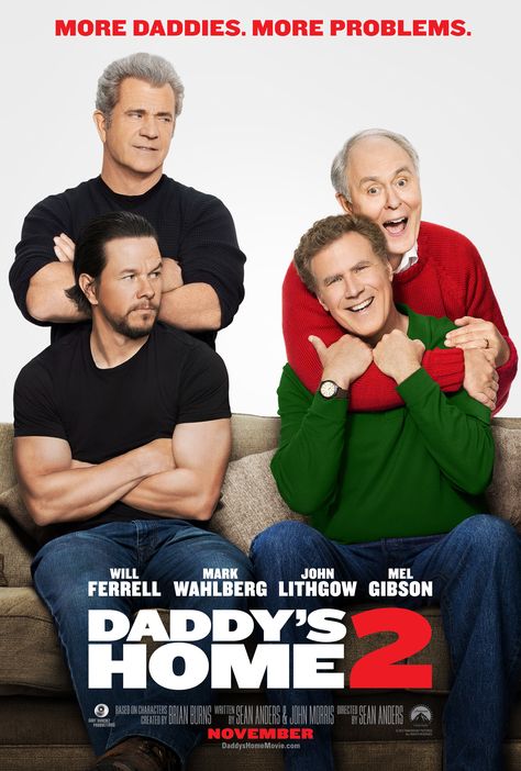 Daddy's Home 2 Will Ferell, Tam Film, Will Ferrell, Mel Gibson, Mark Wahlberg, Movies 2017, 2 Movie, Watch Movies, Hd Movies