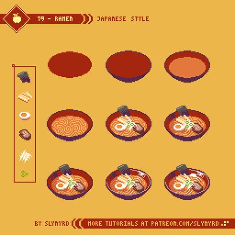 How To Pixel Art, Pixel Art Food, Pixel Art Tutorial, 8bit Art, Cool Pixel Art, Pixel Art Characters, Pixel Art Games, Pixel Games, Pixel Art Design