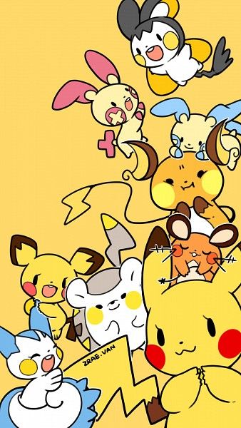 , Pokémon, Pichu, Raichu, Emolga, Pachirisu, Minun, Pikachu, Plusle, Dedenne Pokémon Pichu, Art Asthetics, Pokemon Team Leaders, Pikachu Raichu, Inktober Challenge, Play Pokemon, Pokemon Special, Pokemon Images, Cute Pokemon Wallpaper