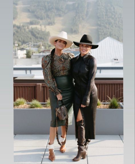 Country Wedding Outfits For Women Guest Classy, Cowgirl Dinner Outfit, Country Theme Wedding Outfits Guest, Chic Western Outfits Party, Elevated Cowboy Outfit, Mountain Formal Attire, Elegant Western Outfits Women, Western Formal Wear For Women, Cowboy Wedding Attire Women