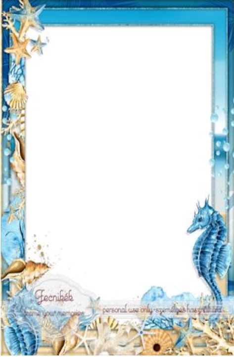 Sea Border Pic Edit Background, Beach Crafts Diy, Procreate Ipad Tutorials, Ipad Tutorials, Fashion Figure Drawing, Project Life Cards, Stencils Printables, Page Borders, Birthday Planning