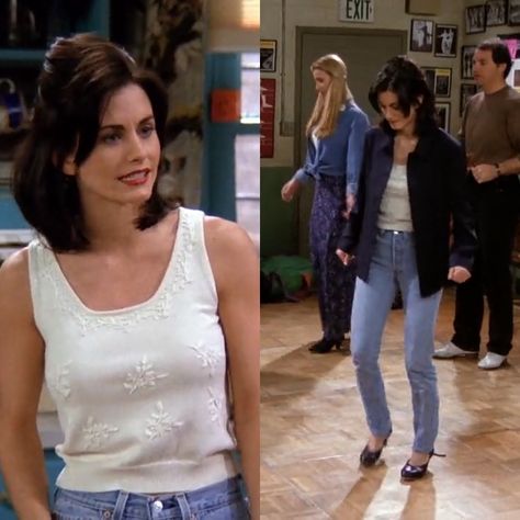 monica geller's style                                                                                                                                                                                 More Friends Outfits 90s, Estilo Rachel Green, Monica Gellar, Quirky Dress, Robin Scherbatsky, Rachel Green Outfits, Iconic Outfits, 90s Inspired Outfits, Fashion 90s