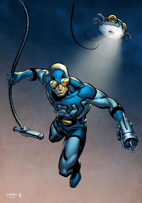 Ted Kord... The 'real' Blue Beetle by *spidermanfan2099 on deviantART Blue Beetle Dc, Ted Kord, Art Dc Comics, Charlton Comics, Justice League Dark, Injustice 2, Dc Comics Heroes, Arte Dc Comics, Blue Beetle