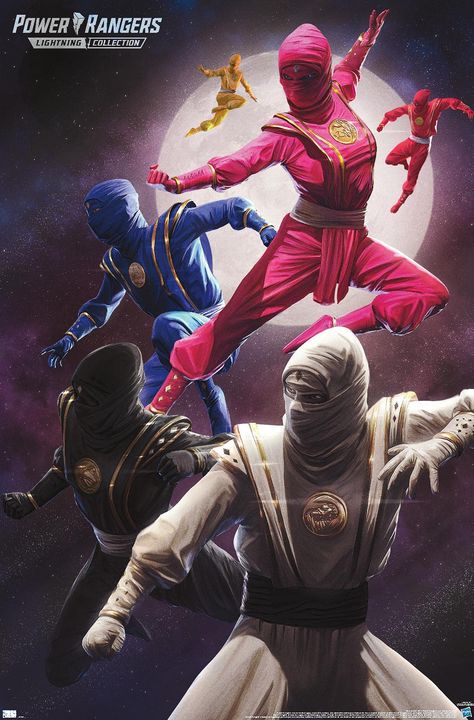 PRICES MAY VARY. THIS TRENDS POWER RANGERS - NINJA WALL POSTER uses high-resolution artwork and is printed on PhotoArt Gloss Poster Paper which enhances colors with a high-quality look and feel. HIGH QUALITY ART PRINT is ready-to-frame or can be hung on the wall using poster mounts, clips, push pins, or thumb tacks MADE IN THE USA and OFFICIALLY LICENSED PERFECT SIZE for any room; poster is 22.375" x 34" EASILY DECORATE any space to create the perfect decor for a party, bedroom, bathroom, kids r Power Rangers Poster, Power Rangers Fan Art, Power Rangers Ninja, Power Rangers Art, Wall Poster Prints, Go Go Power Rangers, Pahlawan Super, Barn Wood Frames, Mighty Morphin Power Rangers