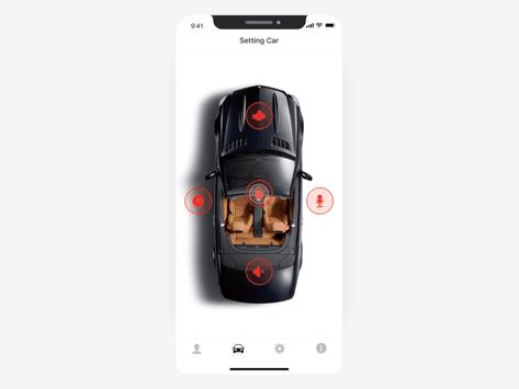 Drive App, Car App, Car Ui, Gold Car, Connected Car, Car Experience, Splash Screen, App Interface Design, Powerpoint Presentation Design