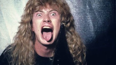 Silly Dave Mustaine, Dave Mustaine Silly, Dave Mustaine Funny, Ginger Women, Dave Mustaine, Joan Jett, Perfect Boy, Thrash Metal, Orange Hair