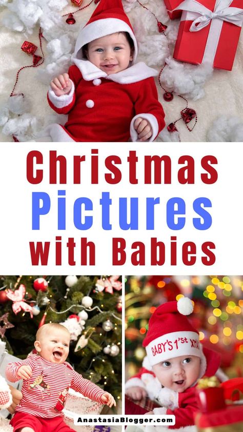 Christmas Pictures for Babies 4 Month Old Christmas Photos, Baby Christmas Photo Shoot Ideas, Infant Christmas Picture Ideas, Newborn Stocking Picture, First Christmas Card With Baby, Christmas Themed Baby Photoshoot, First Christmas Photoshoot Family, Christmas Picture Ideas For Babies, 8 Month Old Christmas Photos