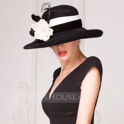 Ladies' Eye-catching Wool Bowler/Cloche Hat (196075465) - JJsHouse Kentucky Derby Horses, 1920s Men, Men Ties, Cloche Hats, Derby Horse, Historical Dress, Cheap Party, Philip Treacy, Wool Hats