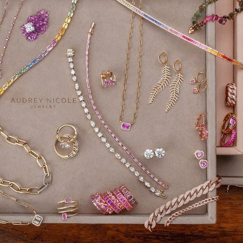 Add some color to your stack💙🩵💚❤️💛💖 📸 credit: @steveslor_photo #coloredgemstones #pinksapphire #rainbowsapphire Emerald Eternity Ring, Pink Sapphire Jewelry, Emerald Eternity Band, Sapphire Eternity Band, Sapphire Eternity Ring, Bezel Set Earrings, Dazzling Earrings, Rainbow Sapphires, Clover Flower