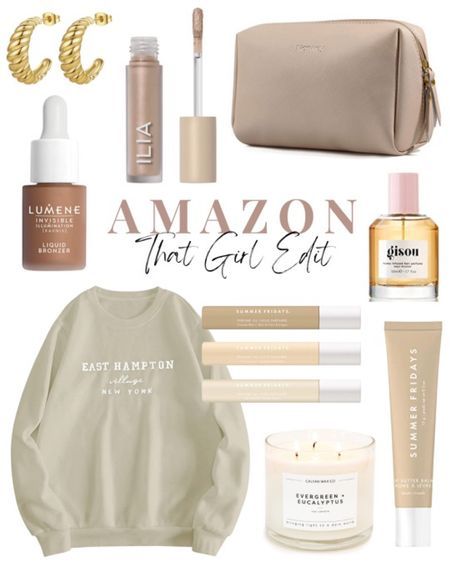 Amazon Clean Girl Finds, Vanilla Girl Amazon Finds, Amazon That Girl Must Haves, Amazon Girly Finds, That Girl Amazon Finds, Aesthetic Things To Buy On Amazon, Amazon Beauty Must Haves, Amazon Makeup, Amazon Girl