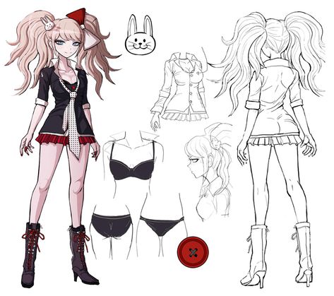 Mukuro Ikusaba Concept Artwork from Danganronpa: Trigger Happy Havoc #art #artwork #videogames #gameart #conceptart #illustration #danganronpa #characterdesign #characterart Mukuro Ikusaba, Enoshima Junko, Danganronpa Junko, Junko Enoshima, Danganronpa Trigger Happy Havoc, Danganronpa 1, Dangan Ronpa, Fox Girl, Trigger Happy Havoc