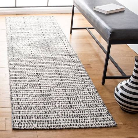 Dash and Albert Rugs Malta Handmade Flatweave Gray/Ivory Rug & Reviews | Wayfair Foyer Rug, Dash And Albert Rugs, Upstairs Bedroom, Green Bedroom, Ivory Area Rug, Bluish Green, Sag Harbor, Primary Bedroom, Bathroom Laundry