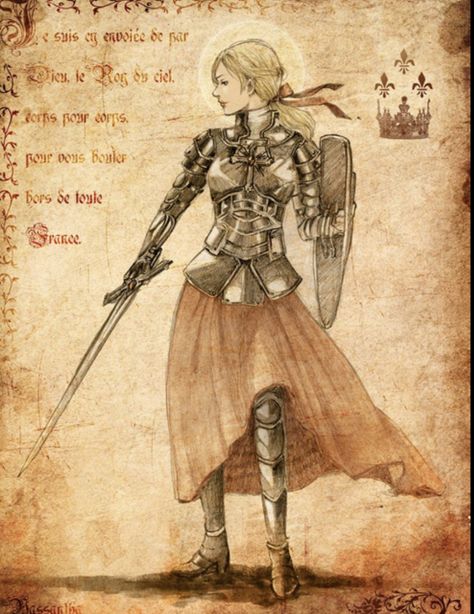 French Knight, Santa Joana D'arc, Joan D Arc, Saint Joan Of Arc, Jeanne D'arc, St Joan, Arte Peculiar, Female Knight, Joan Of Arc