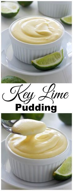 Key Lime Pudding, Lime Pudding, Pudding Recept, Key Lime Recipes, Key Lime Desserts, Lime Desserts, Dessert Oreo, Baker By Nature, Creamy Pudding