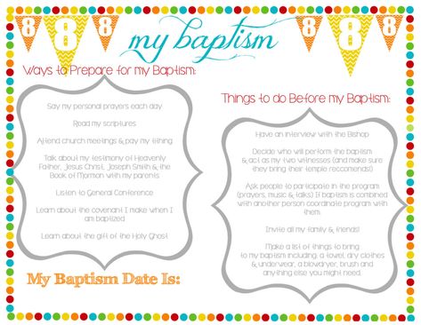 It's Great to be 8! birthday party & baptism ideas - Party Like a Cherry It's Great To Be 8, Great To Be 8, Baptism Talk, Christening Banner, First Communion Banner, Baptism Program, Printable Letter Templates, 8 Birthday, Lds Baptism