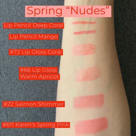 Salmon Lipstick, House Of Color Spring, Hoc Spring, Season Analysis, Feminine Tips, House Of Colour, Spring Lipstick, Colour Season, Spring Board