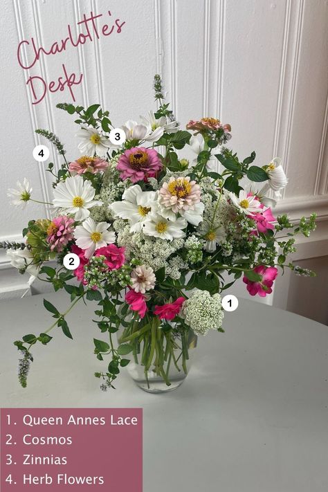 Cosmos Bouquet, Zinnias Flowers, Garden Bouquet, Zinnia Flowers, Romantic Summer, The Cosmos, Summer Garden, Cosmos, Floral Wreath