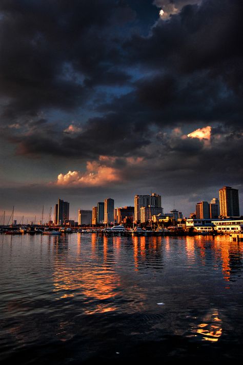 Manila Skyline HDR Philippines Wallpaper, Philippines Cities, San Francisco Streets, Philippines Culture, Ancient Greek Architecture, Travel Plan, Manila Philippines, Philippines Travel, World Cities