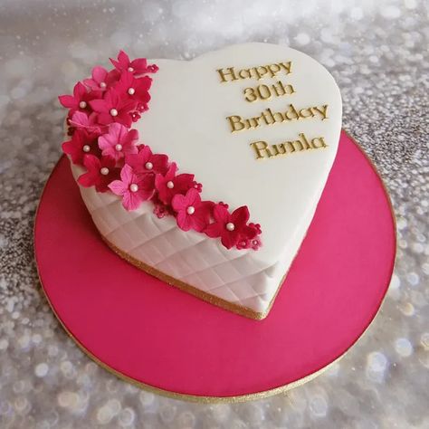 Heart Cake Design Images (Heart Birthday Cake Ideas) Anniversary Heart Cake Designs, Heart Shape Cake Designs For Anniversary, Anniversary Cake Heart Shape, Heart Shape Cake Designs For Birthday, Heart Birthday Cake Ideas, Heart Shaped Cake Ideas, Heart Shape Cake Designs, Heart Anniversary Cake, Christmas Cakes Images