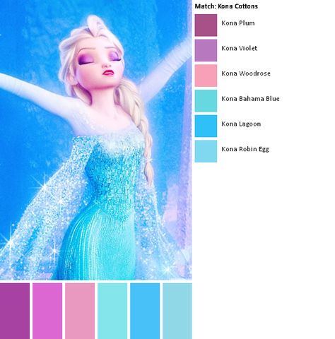 Frozen Bedroom, List Of Colors, Frozen Room, Best Bedroom Colors, Attitude Adjustment, Disney Princess Colors, Attitude Problem, Color Palette Challenge, Disney Colors