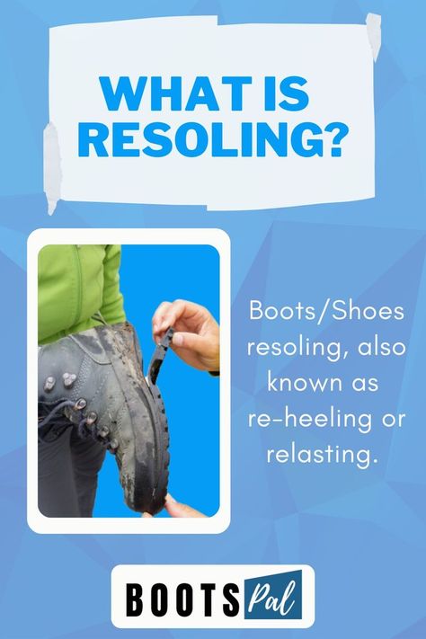 Boots/Shoes resoling, also known as re-heeling or relasting, is the process of temporarily removing the outsole and trimming away excess material to make room for a new sole. This is not permanent and can be done to almost any type of shoe with an outsole (which includes work boots). The final product looks like a brand new pair, without the high price!
#boots #repairboots #boot Shoes Diy, Diy Shoes, Boots Shoes, Work Boots, Types Of Shoes, Step By Step, Shoe Boots, At Home, Repair