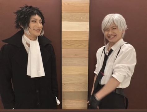 bungou stray dogs Akutagawa Live Action, Akutagawa Stage Play, Atsushi Stage Actor, Akutagawa Stage Actor, Bsd Live Action, Bungou Stray Dogs Stage Play, Bsd Stage Actors, Bsd Stage Play, Atsushi And Akutagawa