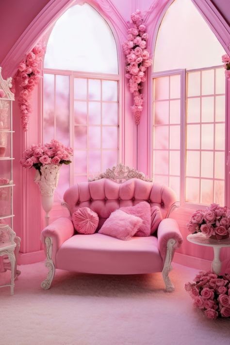 Free AI Image | Cute doll house ai generated Barbie Backgrounds, Cute Doll House, Doll Backgrounds, Rose House, Photo Cute, Im A Barbie Girl, Pink Life, Cute Doll, Barbie House