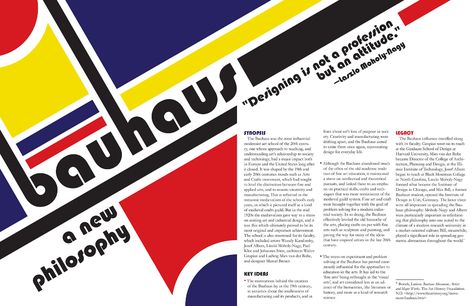 Bauhaus Magazine Spread on Behance Bauhaus Magazine Layout, Bauhaus Layout Design, Bauhaus Magazine, Magazine Elements, Magazine Spread Design, Motion Typography, Catalog Design Layout, Herbert Bayer, Creative Magazine