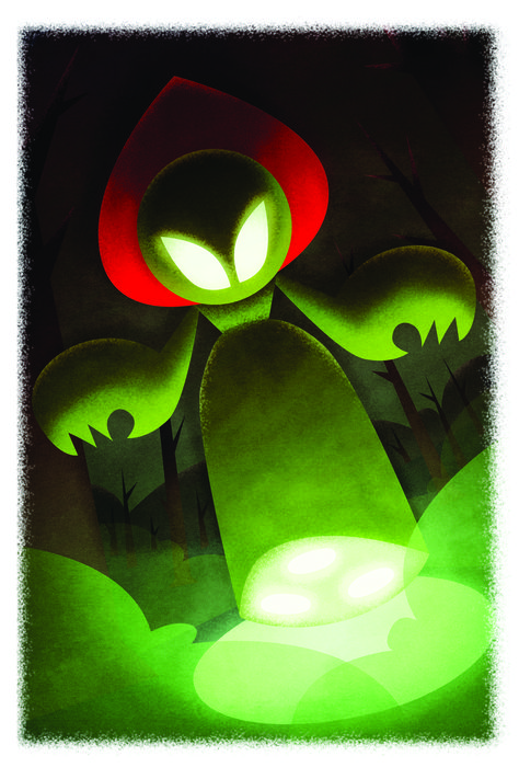 FLATWOODS MONSTER Monster Character Art, Wood Monster, Legend Aesthetic, Cryptic Creatures, Cryptid Art, Flatwoods Monster, American Mythology, Urban Legend, Monster Characters