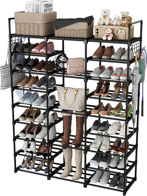 Large Shoe Storage, Large Shoe Rack, Small Shoe Rack, Garage Closet, Cabinet For Bedroom, Shoe Stand, Shoe Rack Organizer, Entryway Closet, Metal Shoe Rack