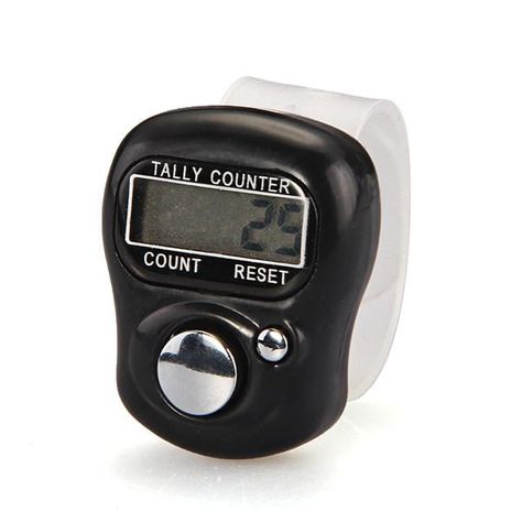 Arrives by Thu, Jan 12 Buy Tally Counter Tasbeeh Tasbih Number Hand Clicker Digital w/ Band Count Measure at Walmart.com Counting To 100, Finger Band, Reset Button, Stitch Markers, Belt Size, Band, Crochet