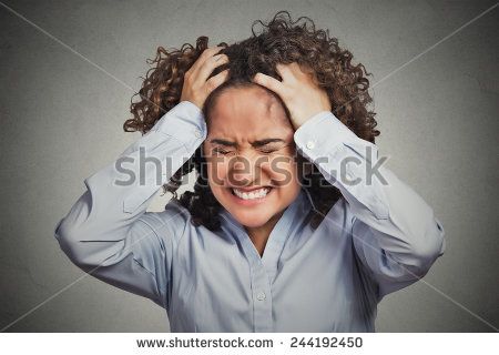 Woman Pulling Hair Stock Photos, Images, & Pictures | Shutterstock Emotion Faces, Guy Talk, Brain Stimulation, The Better Man Project, Genuine Smile, Face Expressions, Hair Reference, Hair Photo, Pose Reference Photo