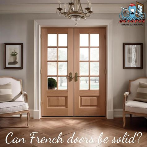 wood french doors - Google Search Light Wood French Doors, French Doors To Bedroom, Wood French Doors Exterior, French Doors Inside, Wood French Doors, Farmhouse Office, Wooden French Doors, French Doors Exterior, Bedroom Remodel