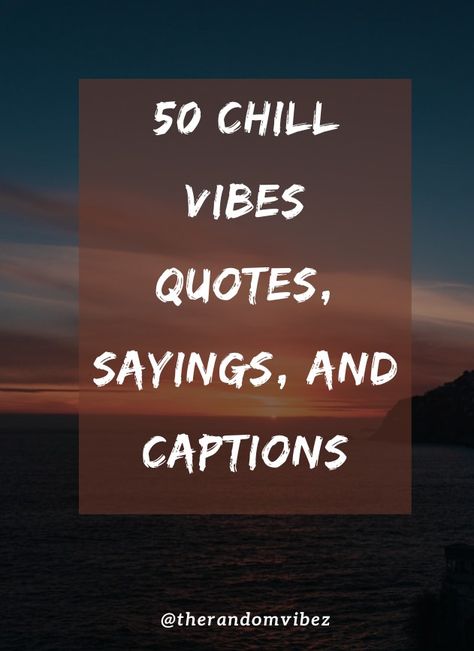 #chillvibe #chillvibes #chillvibesquotes #goodvibesquotes #inspirationalifequotes #relaxingquotes #positivevibesquotes #therandomvibez #chillpill #bestchillvibesquotes #lifeisgood #bestmorningquotes Relax Quotes Positivity Motivation, Chill Vibes Quotes, Relaxed Quotes Positivity, Chill Out Quotes, Chill Quotes Good Vibes, On My Own Quotes, Life Captions, Chill Quotes, Relax Quotes