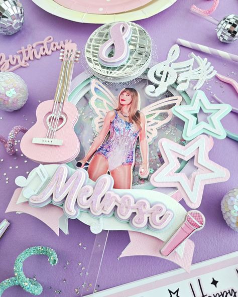 𝕊𝕎𝕀𝔽𝕋𝕀𝔼𝕊 A little sweet for all the Swifties out there! We were so excited to create this custom Taylor Swift cake topper inspired by my 3D letter design. It was a fun and challenging project because there are so many beautiful designs out there, but we think we nailed it. What do you think? Let us know in the comments below! . . . . . . . . . . . . . . . . . . . . . . . . #erasbirthday #taylorswiftart ##taylorswiftparty #taylorswiftbirthday #taylorswifttheme #taylorswiftlovers #taylorswi... Taylor Swift Party Ideas, Swiftie Birthday, Taylor Swift Cake, Cricut Cake, Cake Topper Ideas, Taylor Swift Party, Taylor Swift Birthday, Personalized Party Favors, Party Kits