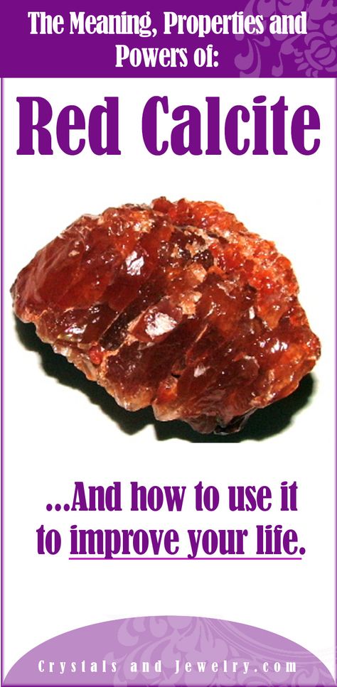 Red Calcite Meaning Gems Meanings, Calcite Crystal Meaning, Calcite Meaning, Crystals Meaning, Red Calcite, Crystals Healing Properties, Power Stone, Types Of Crystals, Crystals Healing