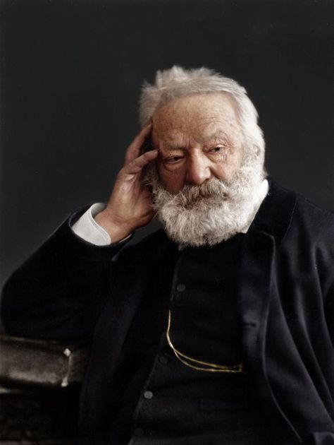 French poet, novelist, and dramatist of the Romantic movement // source: facebook.com/MadsMadsen.CH Victor Hugo Quotes, Famous Poets, Writers And Poets, Book Writer, Famous Authors, Victor Hugo, Les Miserables, Favorite Authors, I Love Books