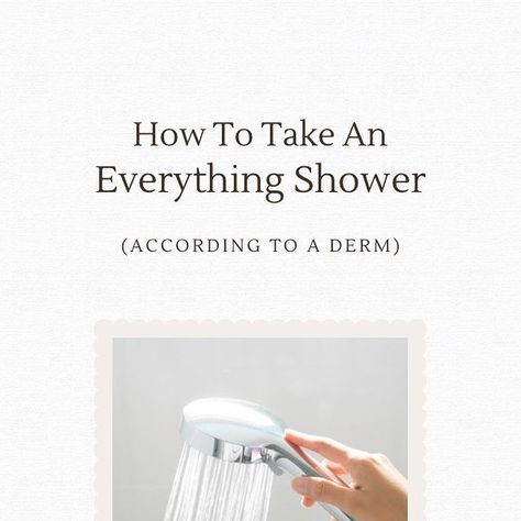 Lindsey Zubritsky, MD, FAAD on Instagram: "The right way to take an everything shower: according to a Derm! What is an everything shower? 👉it’s a ritual-like shower where you do it all: shave, exfoliate, deep condition, etc Are everything showers ok to do? 👉once a week extended or prolonged showers are likely fine, but I recommend being cautious if you have dry or eczema-prone skin How often should you take an everything shower? 👉once a week. Any more than that can dry out your skin, as Derms Body Shower, Oral Health Care, Deep Conditioner, Oral Health, Let Me Know, Your Skin, Shaving, Ritual, Health Tips