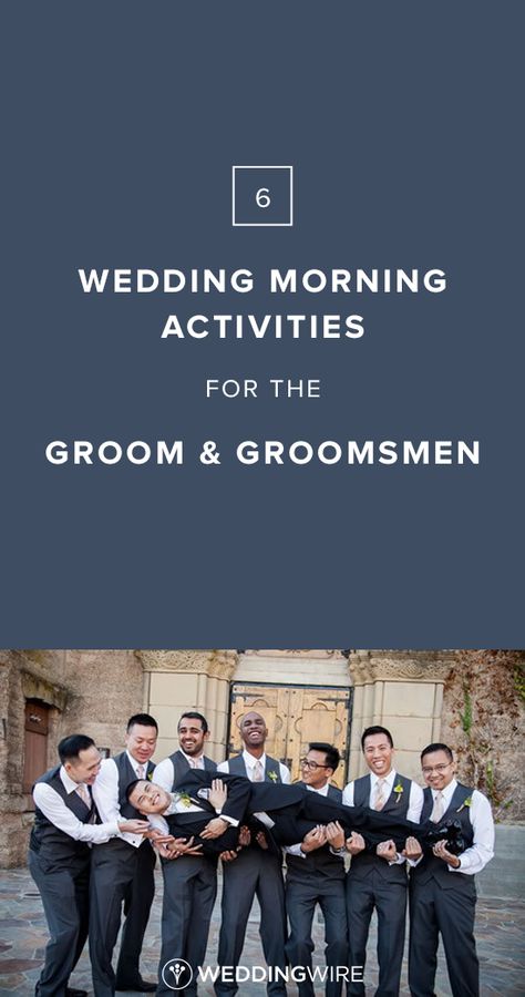 Groomsmen Activities, Groomsmen Morning Of Wedding, Groomsmen Getting Ready, Grooms Men, Ideas For Wedding Decorations, Best Man Wedding, Morning Activities, Wedding Morning, Groom Groomsmen