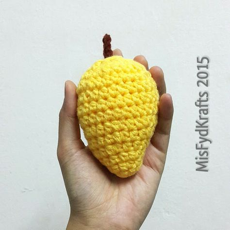 Crochet Mango, Baby Bootees, Crochet Classes, Scientific Name, Crochet Pouch, Red Clutch, Wire Crochet, Crochet Food, Flower Hats