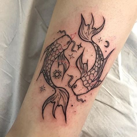 27 Tattoo, Pisces Tattoo Designs, Pisces Tattoo, Dragons Tattoo, Tattoo Schrift, Amelia Rose, Pisces Tattoos, Inspiration Tattoos, Zodiac Tattoos