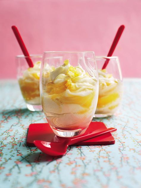 This quick dessert recipe is infused with warming ginger and zesty lemon. A simple, special pud. Fool Recipe, Quick Dessert Recipes, Dairy Desserts, Quick Dessert, Desserts With Biscuits, Lemon Dessert Recipes, Bread And Butter Pudding, Delicious Magazine, Pudding Desserts